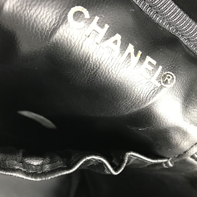 シャネル A バニティ 縦型 キャビアスキン Chanel 化粧ポーチ キングラム店 バニティ 縦型 中古 コンビニ受取対応商品 キャビアスキン ブラック ゴールド Te 店頭受取対応商品 全国一律送料無料
