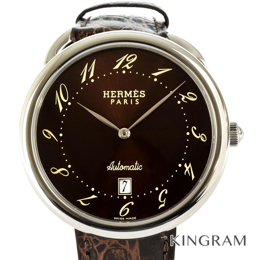 楽天市場 エルメス Hermes アルソー Ar4 810 Oh済 仕上げ済 自動巻 メンズ 腕時計 Ec 中古 キングラム楽天市場店