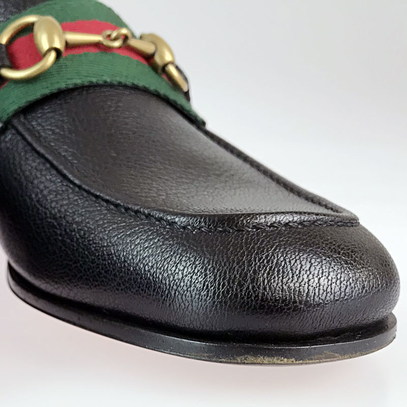 グッチ ローファー Gucci ブラック メンズ ホースビットローファー 8 レザー ロファー 全国一律送料無料 日本サイズ27 5cm 店頭受取対応商品 中古 日本サイズ27 5cm 1 2 ロファー Hs キングラム店 コンビニ受取対応商品 完売