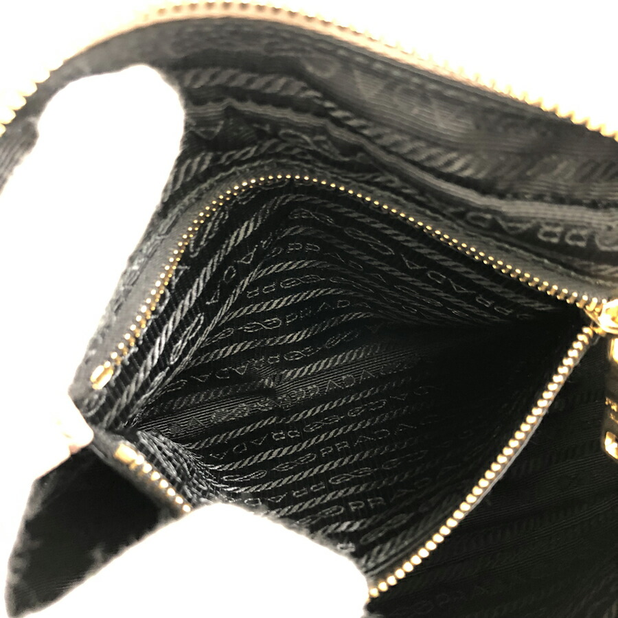 プラダPRADAVITELLOPHENIXクロスボディグレージュ1BH103CIPRIAレザーショルダーバッグny【中古】