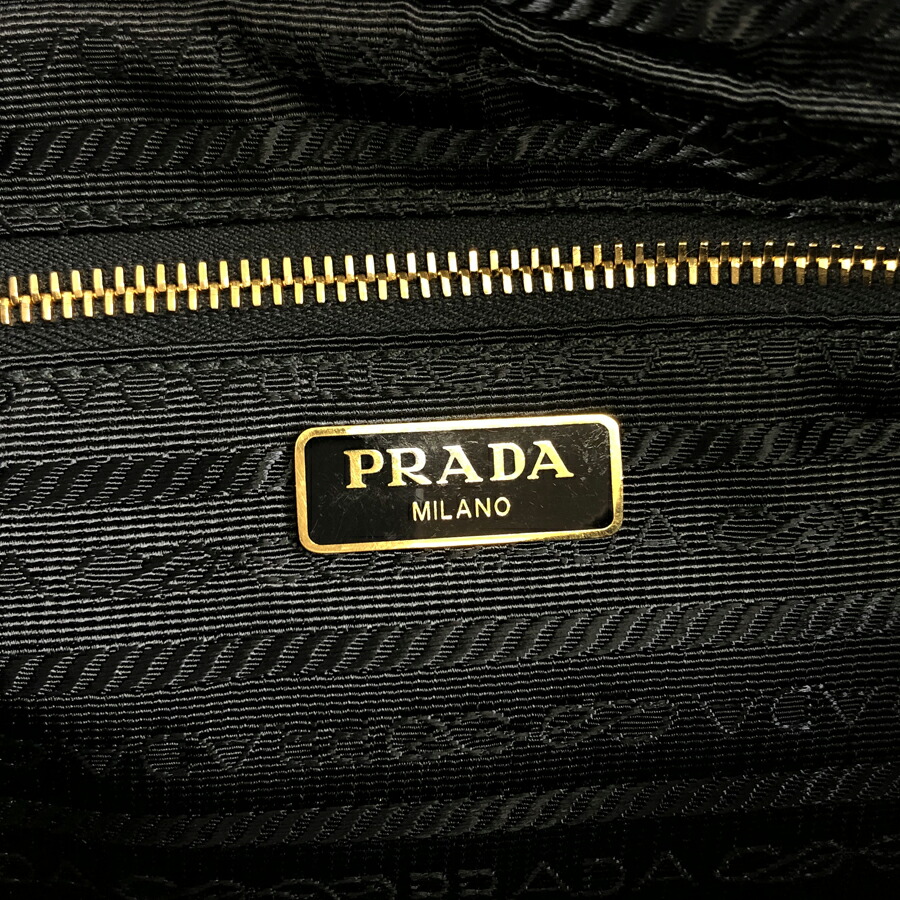 プラダPRADAVITELLOPHENIXクロスボディグレージュ1BH103CIPRIAレザーショルダーバッグny【中古】