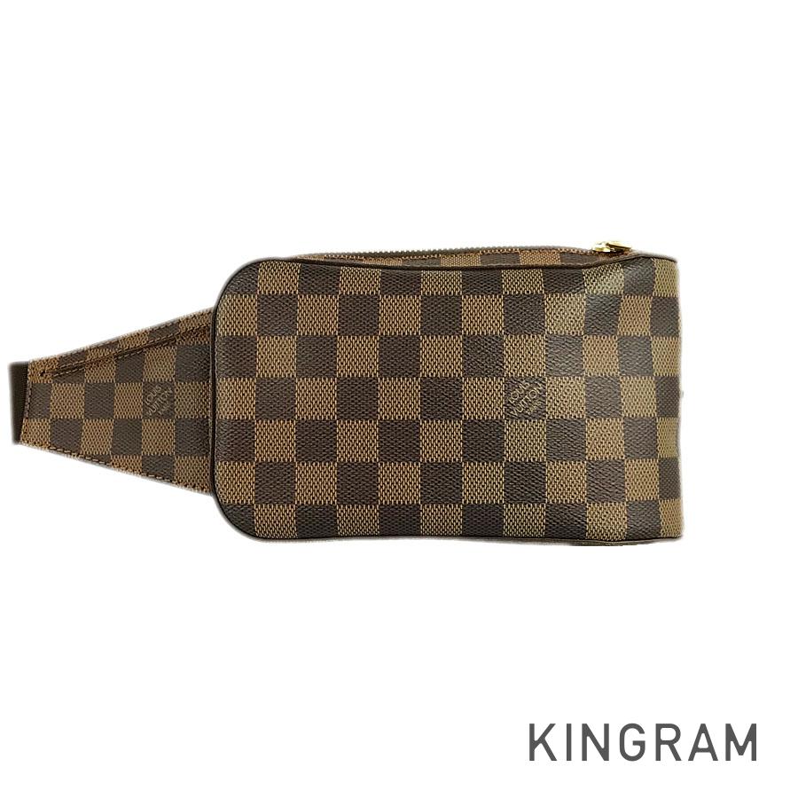 ルイ・ヴィトン LOUIS VUITTON ダミエ ジェロニモス N51994 エベヌ PVC ボディバッグ・ウエストポーチ rki
