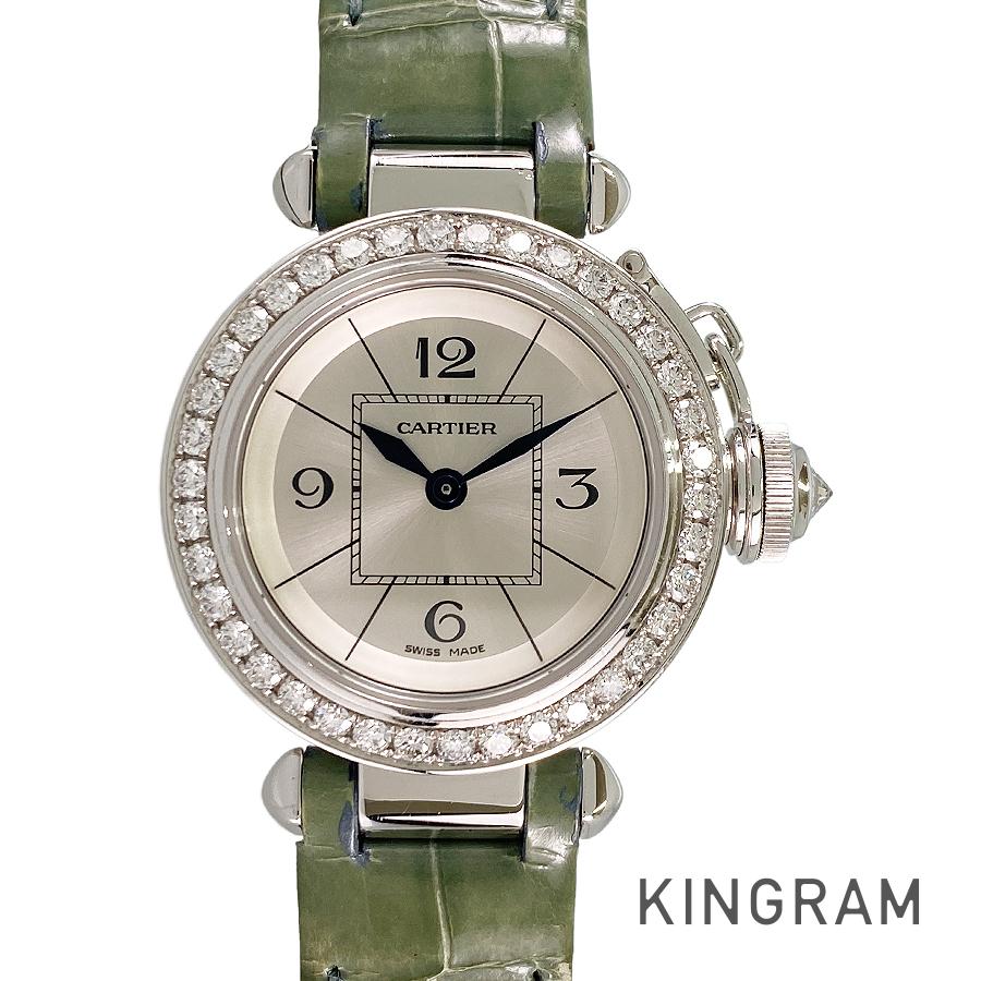 YU0035カルティエ Cartier W3140025ミスパシャ クォーツ 楽天市場】カルティエ ミスパシャ W3140025 腕時計 シルバーx