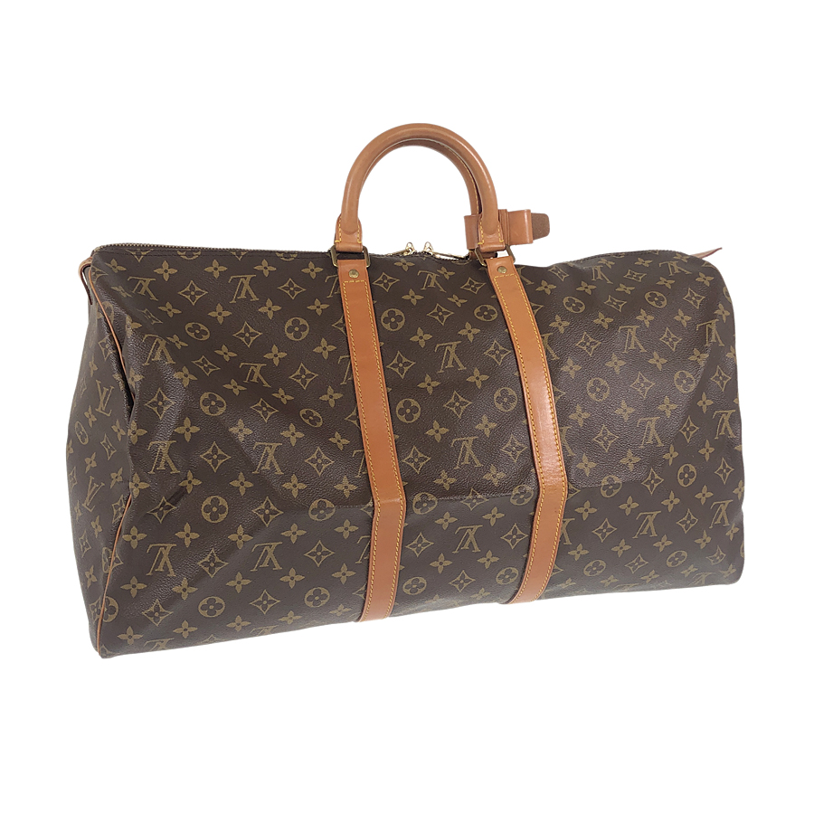 ルイ・ヴィトン LOUIS VUITTON キーポル55 ボストンバッグ ブラウン