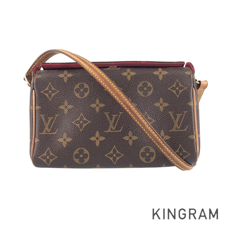 日本最大級 ルイ ヴィトン LOUIS VUITTON モノグラム レシタル M51900 ブラウン PVC パーティーバッグ sko  hirota.com.br