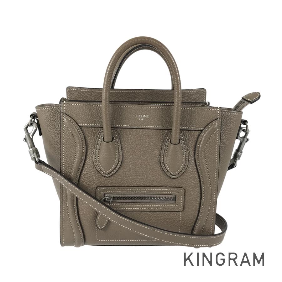 楽天市場】CELINE セリーヌ ラゲージ マイクロ ナノ 18924DRU.09.SO