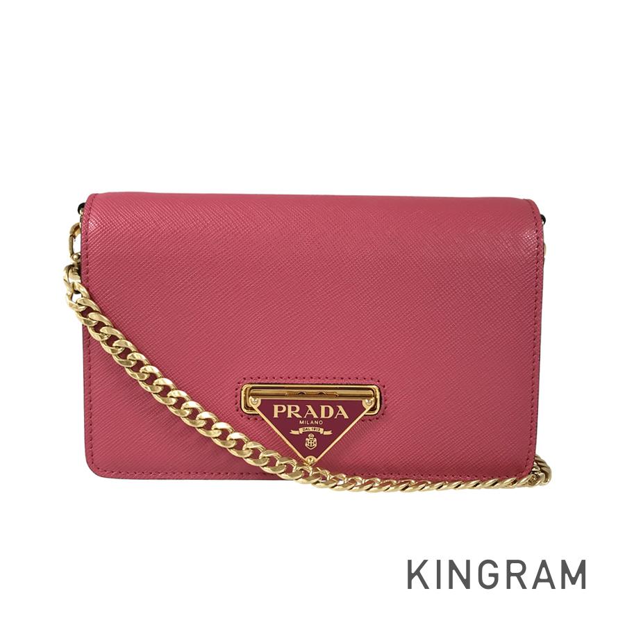 楽天市場】プラダ PRADA BR0828 ショルダーバッグ レザー CAFFE