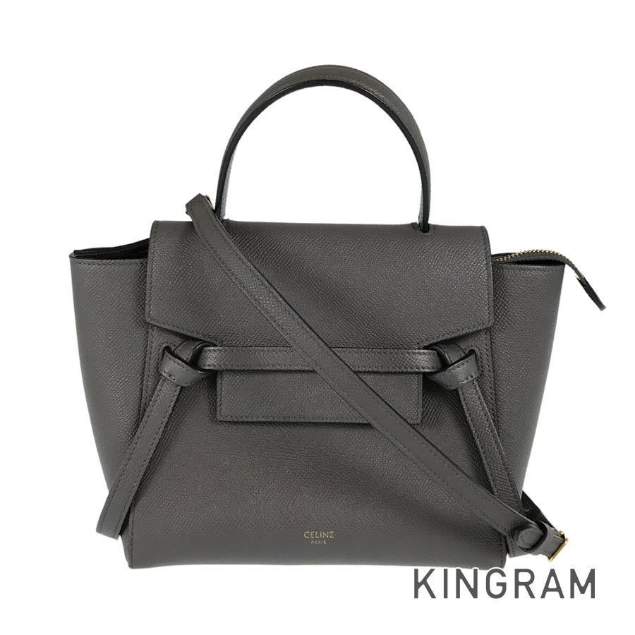 楽天市場】セリーヌ ナノ ベルトバッグ 2WAY ハンドバッグ カーフ