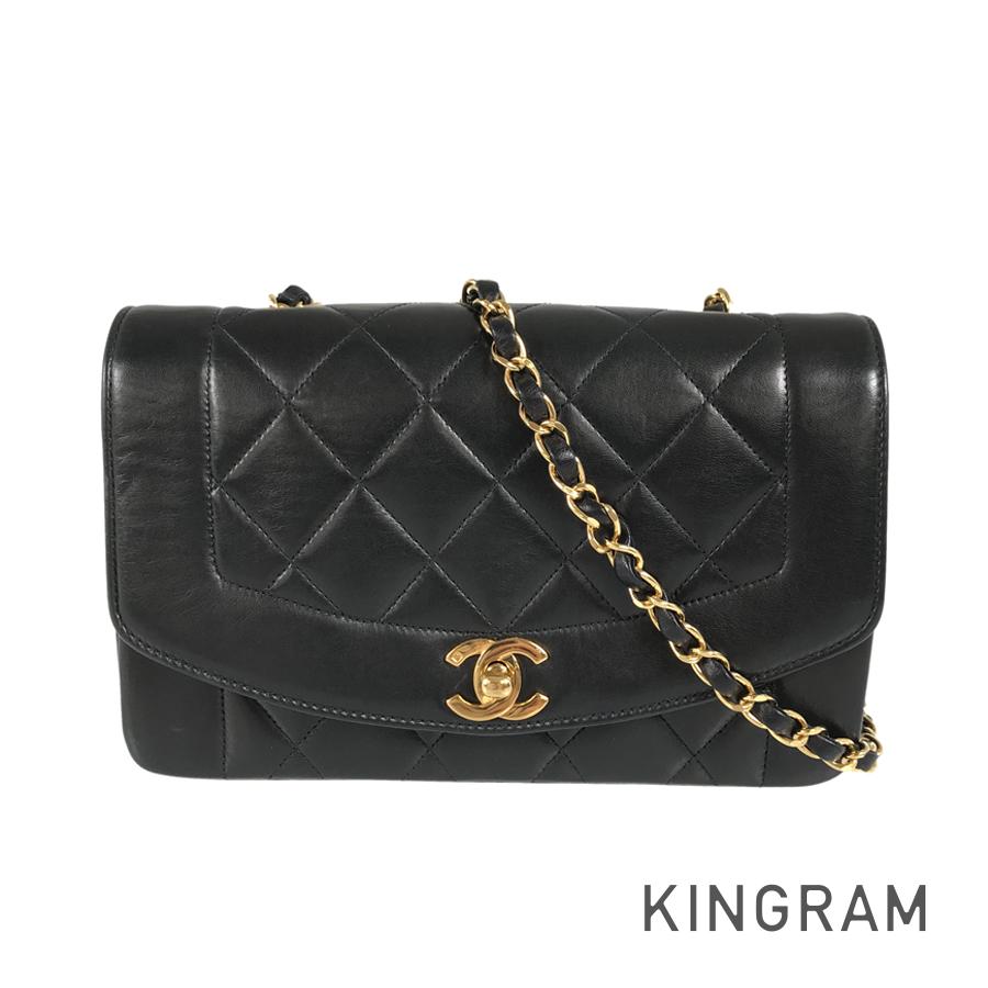 シャネル CHANEL ダイアナ 22 子ヒツジ人はだ ショルダーバッグ ssh【中古】