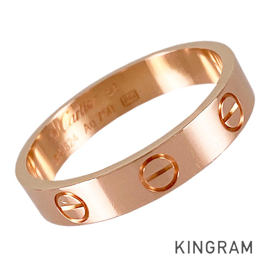 カルティエ Cartier ミニラブ K18PG 13.5号(53-54) リング sst【中古】