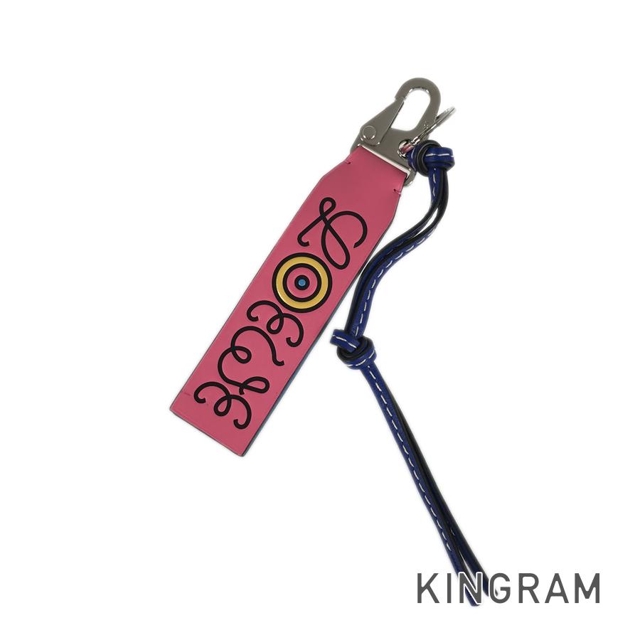 楽天市場】ロエベ キーホルダー ロゴ キーフック ゴールド金具