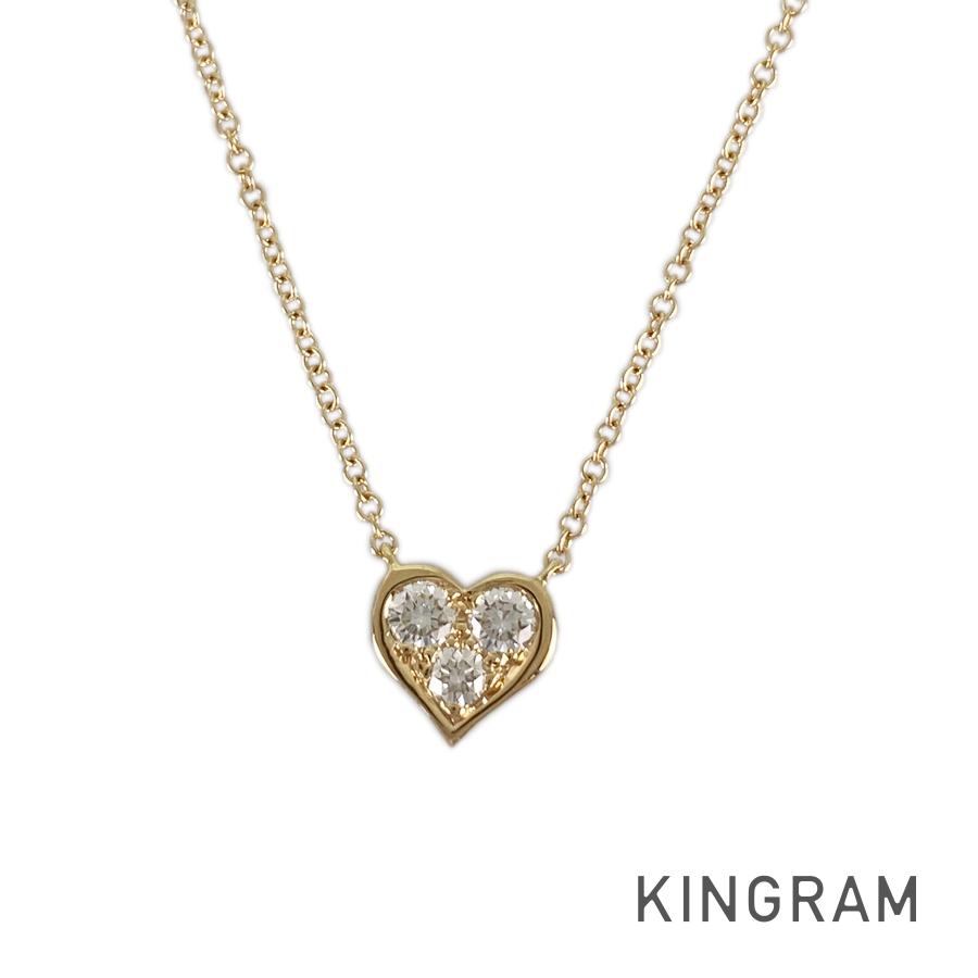 ティファニー Tiffany & Co. パヴェ6ポイント ネックレス K18 Tiffany