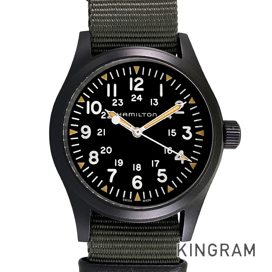 楽天市場】HAMILTONハミルトン H694290 カーキフィールド 黒文字盤 SS