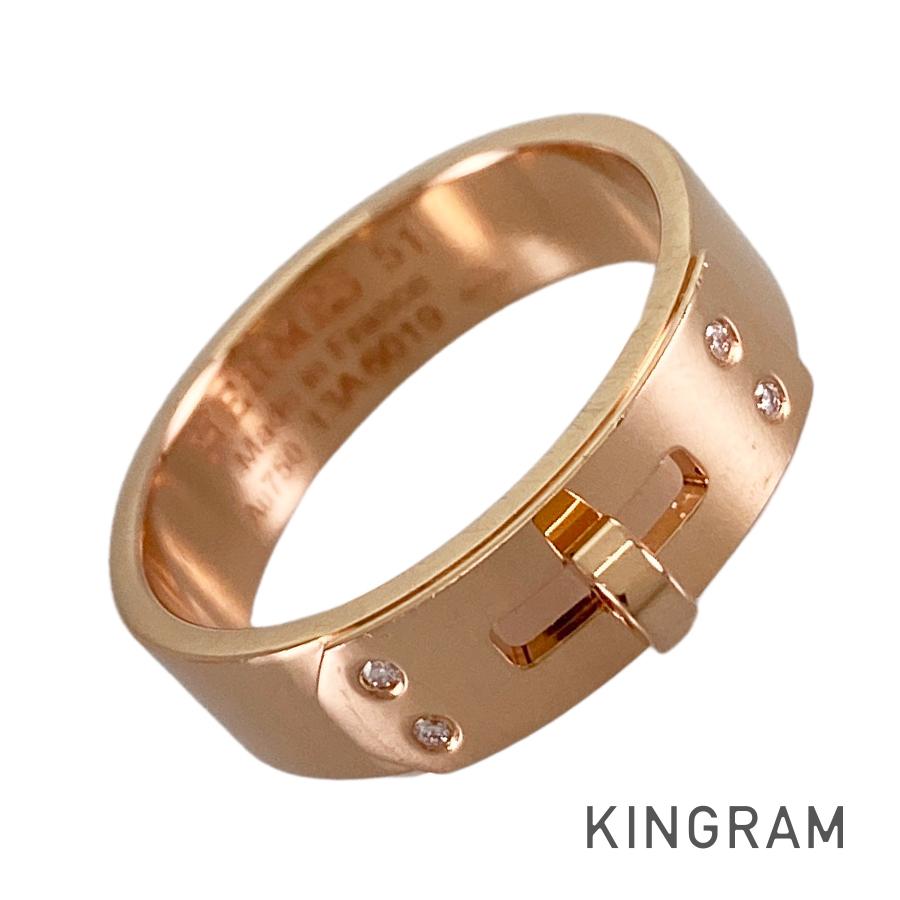 楽天市場】エルメス ケリーリング 51 指輪 カデナ コンビ シルバー