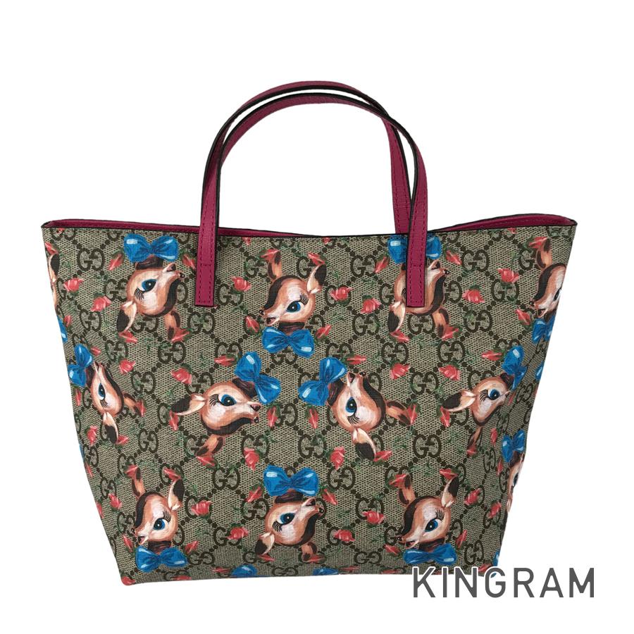 【GUCCI】チルドレンズ GGスプリーム PVC×レザー ハンドバッ 楽天市場】【バッグ】GUCCI グッチ チルドレンズ GGスプリーム