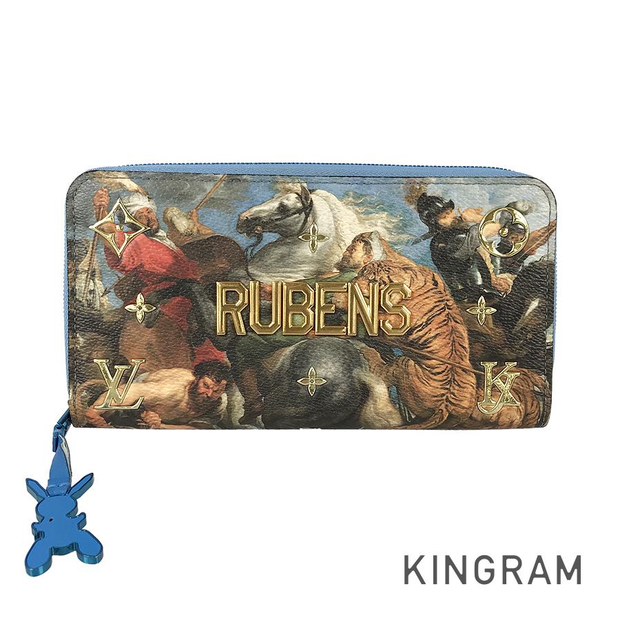 ルイ・ヴィトン LOUIS VUITTON マスターズ 寄せ合わせ ジッピーウォレット ルーベンス M64603 PVC 長紙入れ ラウンドジッパー fhb【中古】