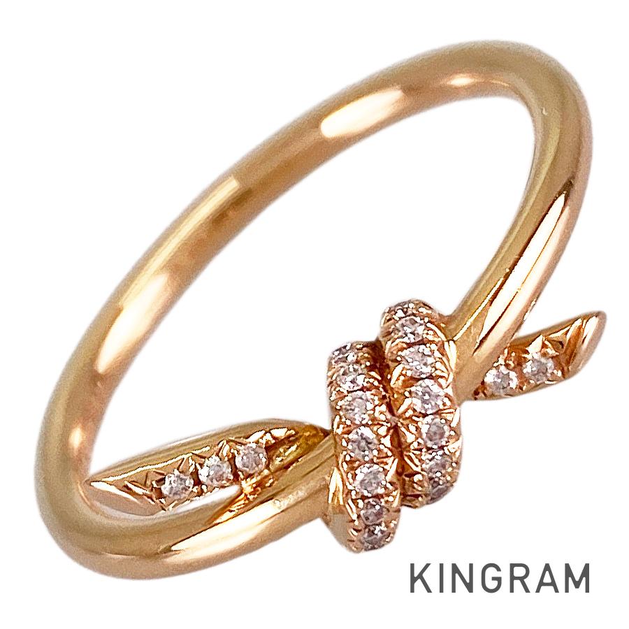 Tiffany ティファニー Pt950 リング ノーツ ルシダ ダイヤ 3P Tiffany