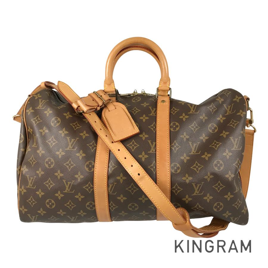 【美品✨】ルイヴィトン モノグラム 2way キーポル50 バンドリエール ルイヴィトン キーポル50 バンドリエール モノグラム スプリット