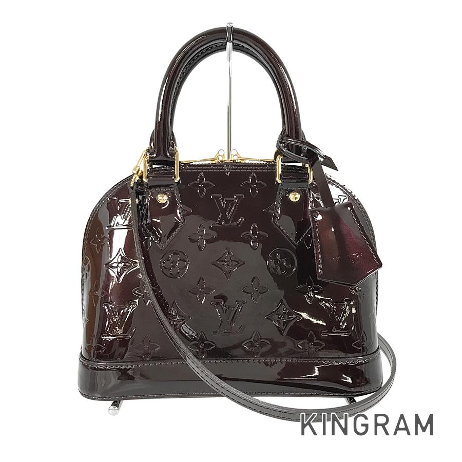 楽天市場】LOUIS VUITTON ルイ ヴィトン モノグラムヴェルニ アルマPM