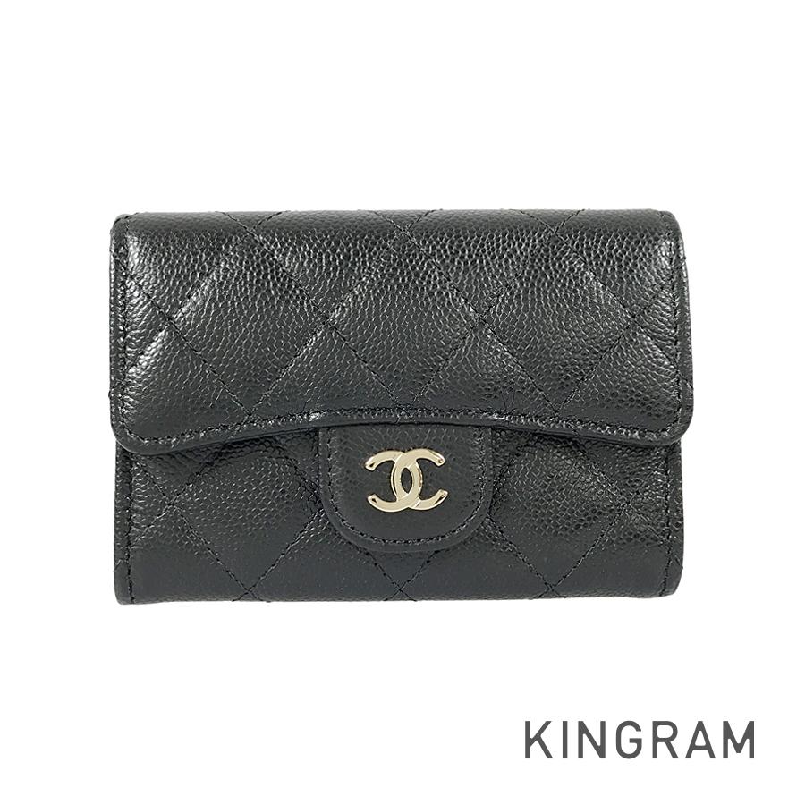 楽天市場】CHANEL シャネル ミディアム フラップ ウォレット キャビア