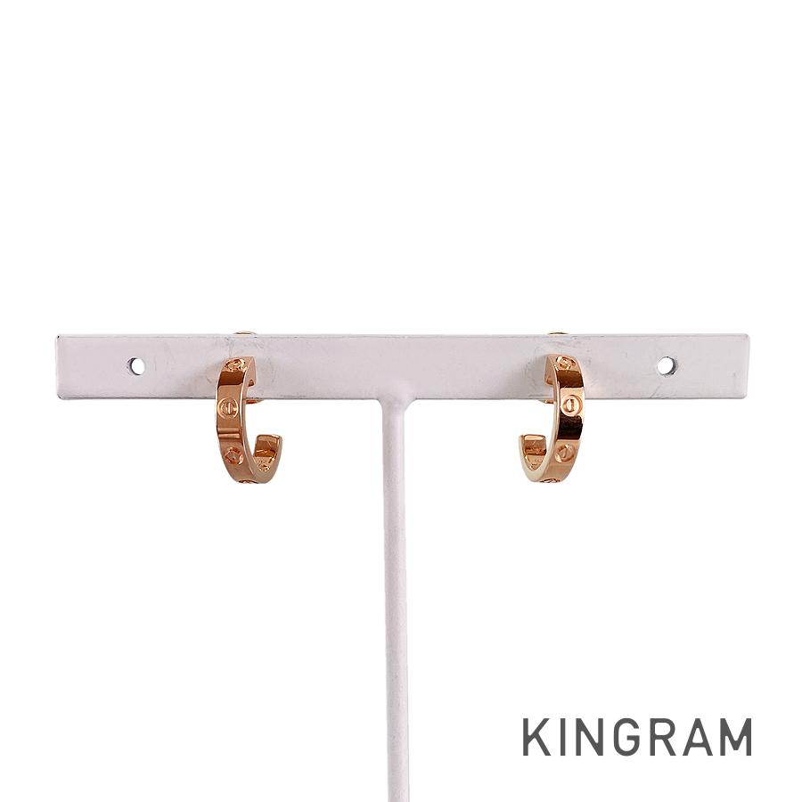 カルティエ Cartier ミニラブ K18PG ピアス sss【中古】 148,500円