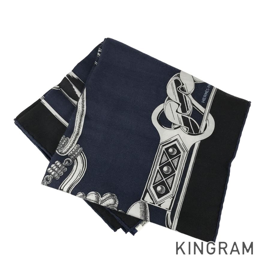 楽天市場】エルメス スカーフ カレH65 カリプソの庭園 ホワイトx