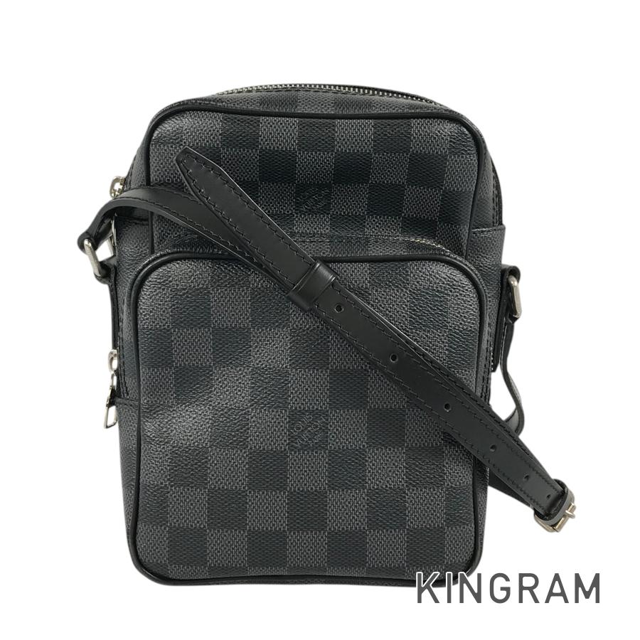 ルイ・ヴィトン LOUIS VUITTON ダミエ グラフィット レム N41446 PVC ショルダーバッグ sst【中古】
