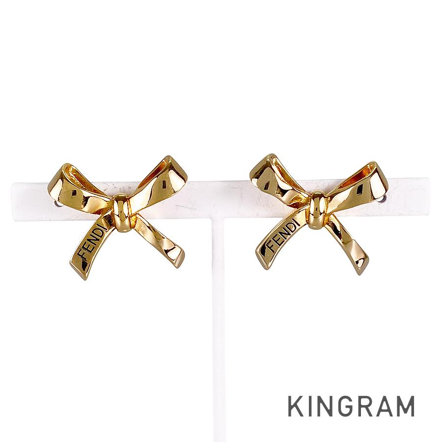 楽天市場】フェンディ FENDI ピアス ゴールドxブラック 金属素材