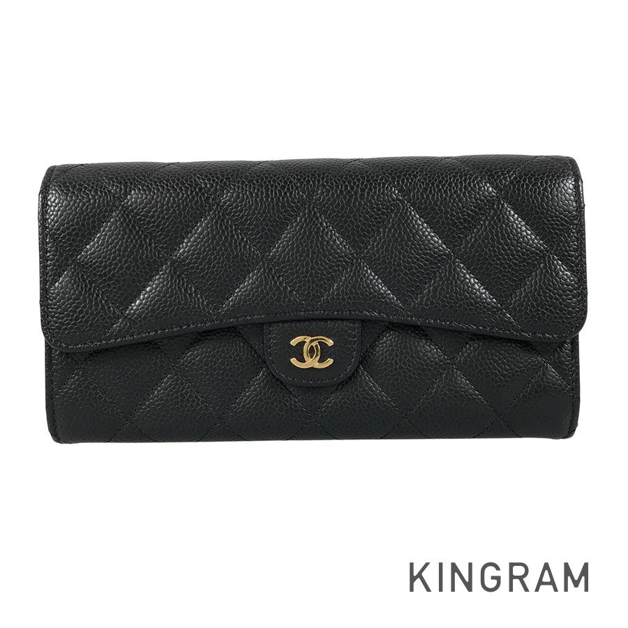 楽天市場】シャネル CHANEL かぶせ長財布 レザー 【中古】(69240