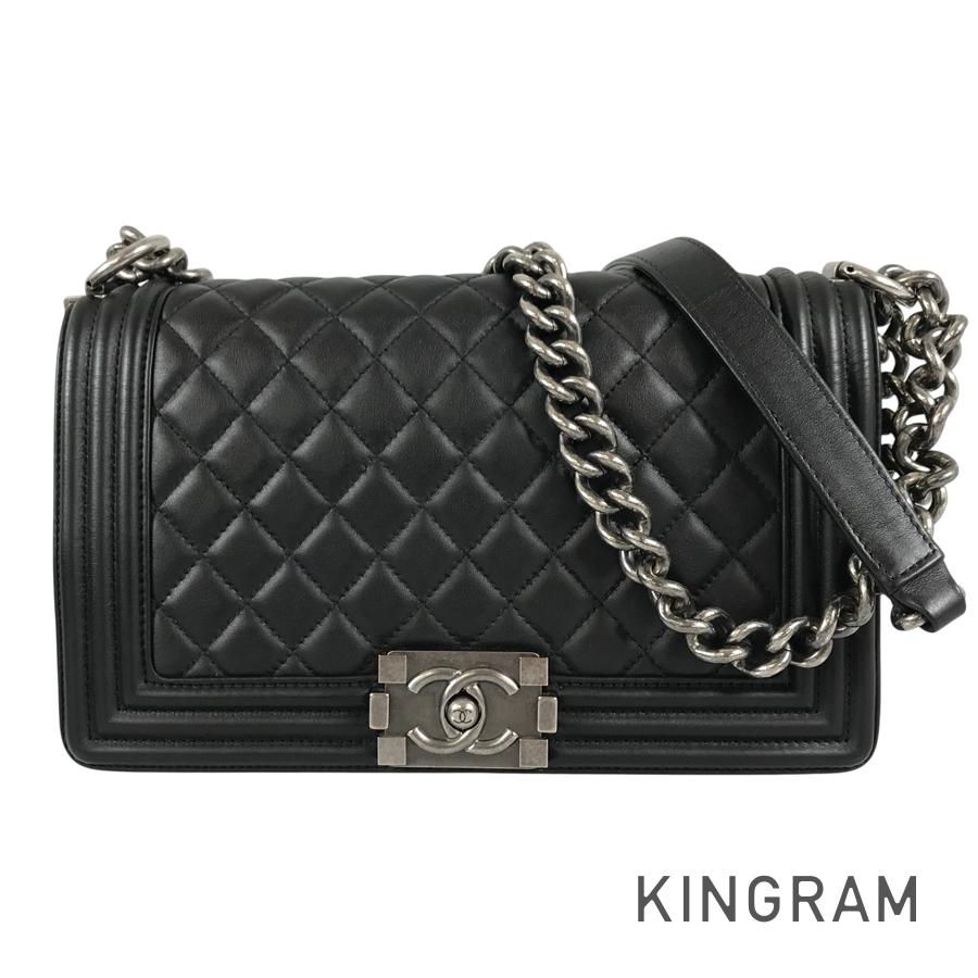 シャネル CHANEL ボーイシャネル レザー ショルダーバッグ ssh【中古】｜キングラム店