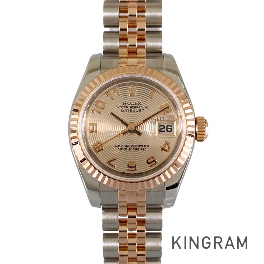 ロレックス ROLEX デイトジャスト 179171 SS PG 自動巻 レディース 腕時計 ss【中古】