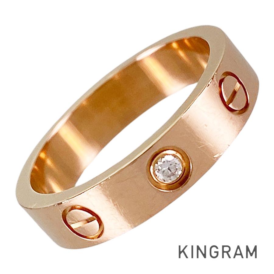 カルティエ Cartier ミニラブ K18PG ダイヤモンド 8号(48) リング sss【中古】