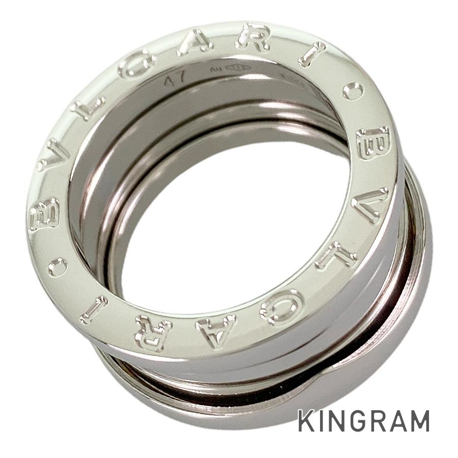 ブル小峡谷 BVLGARI ビーゼロワン 323526 K18WG 6.5号(46-47) 輪っか sss【中古】