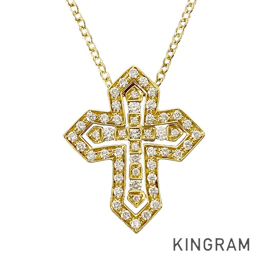 ダミアーニ Damiani 呼びりん時代 ジャケット冠 S K18YG 金剛石 首飾り sss【中古】