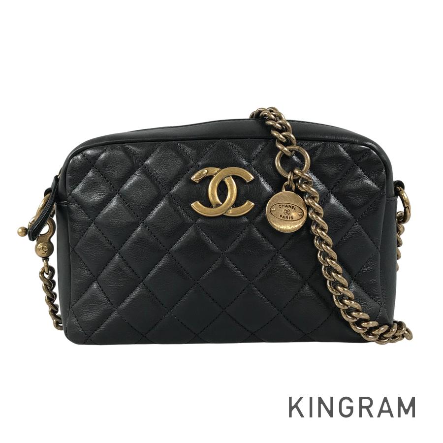 シャネル CHANEL マトラッセ カーフスキン ショルダーバッグ sh【中古】