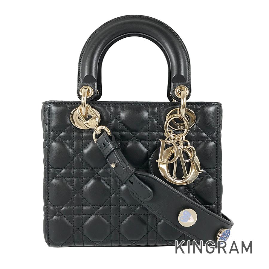 クリスチャンディオール Dior レディディオール ABC スモール なめし革 ハンドバック sst【中古】
