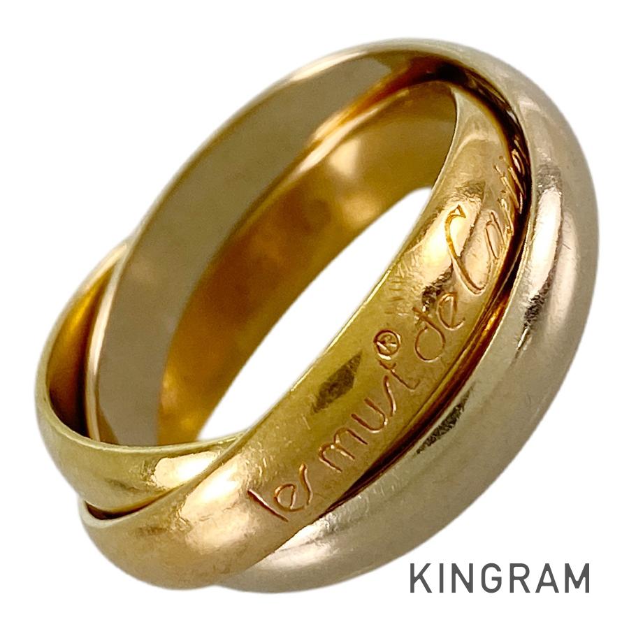 カルティエ Cartier トリニティ MM K18YG 9号(49) 輪っか sss【中古】