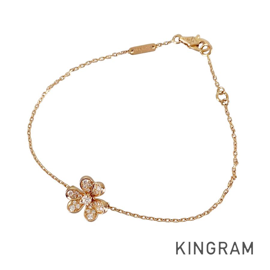 ヴァンクリーフ＆アーペル Van Cleef & Arpels フリヴォル ミニ VCARP7RD00 K18PG ダイヤモンド ブレスレット sss【中古】｜キングラム店