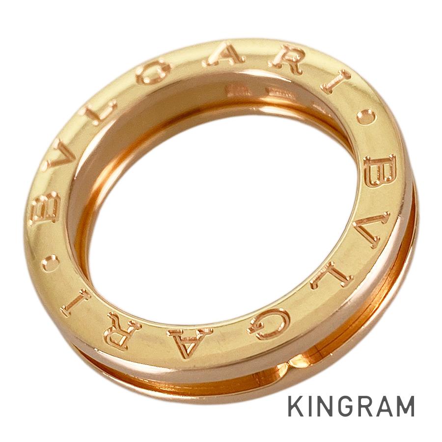 ブル小峡谷 BVLGARI ビーゼロワン K18PG 11号(51) 輪っか st【中古】