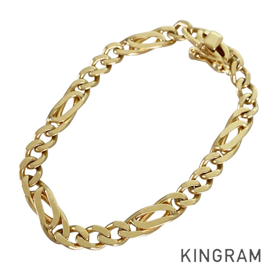 ティファニー TIFFANY&Co. ヴィンテージ チェーン K14YG ブレスレット sss【中古】｜キングラム店
