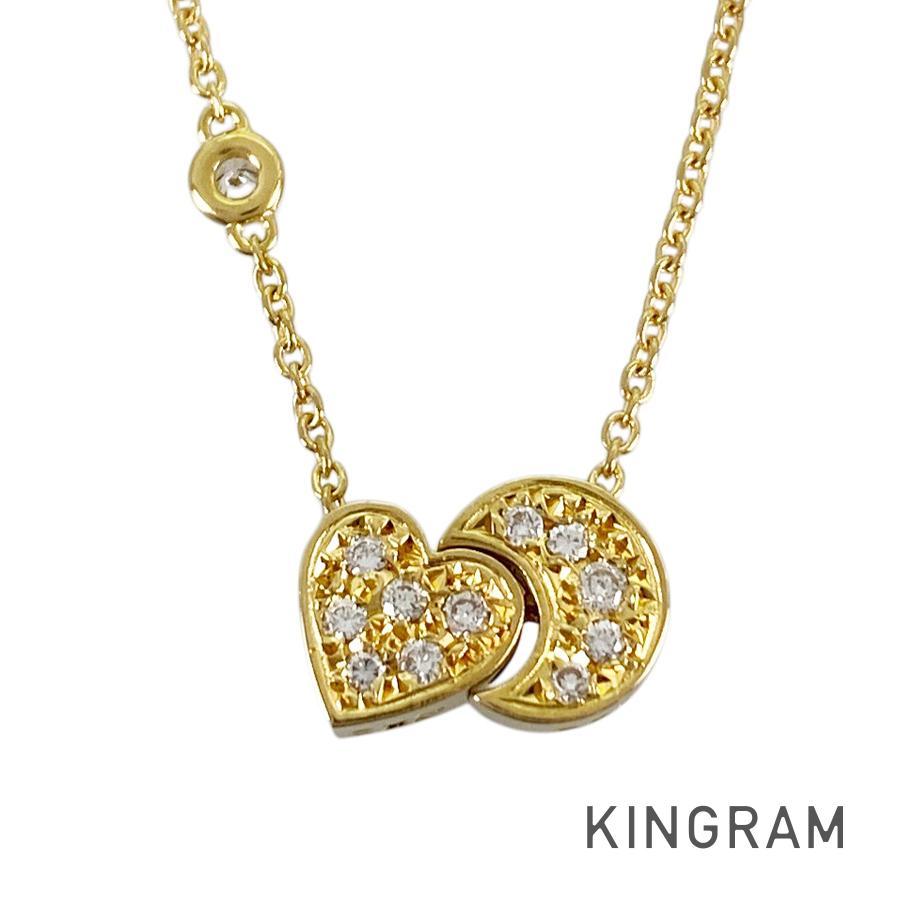 スタージュエリー STAR JEWELRY K18YG ダイヤモンド ネックレス sst【中古】｜キングラム店