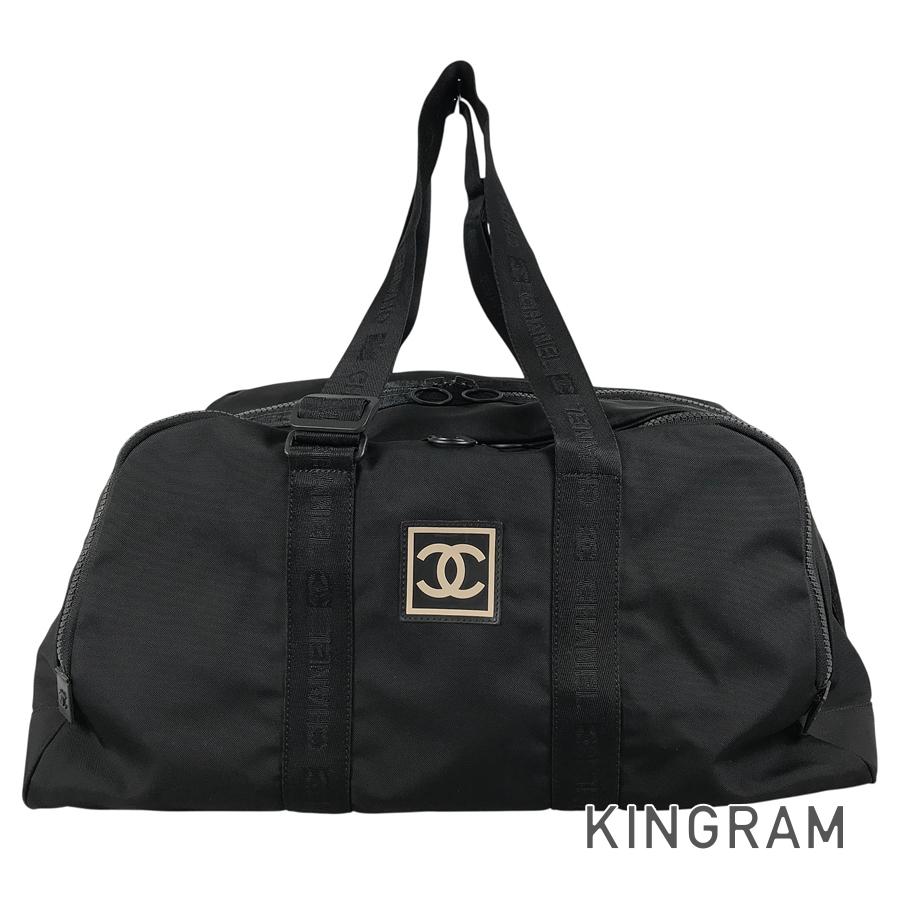 シャネル CHANEL スポーツ ナイロン ボストンバッグ fya【中古】