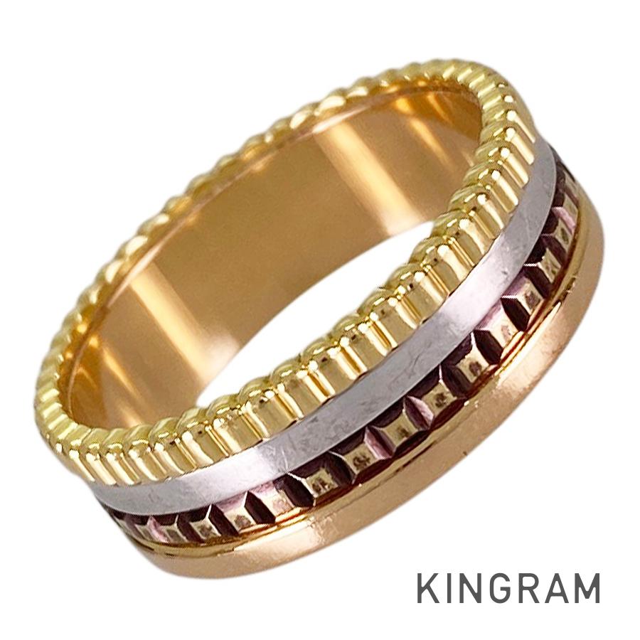 ブシュロン Boucheron キャトル 古典派音楽 スモール K18YG 17.5号(57-58) 輪っか sss【中古】