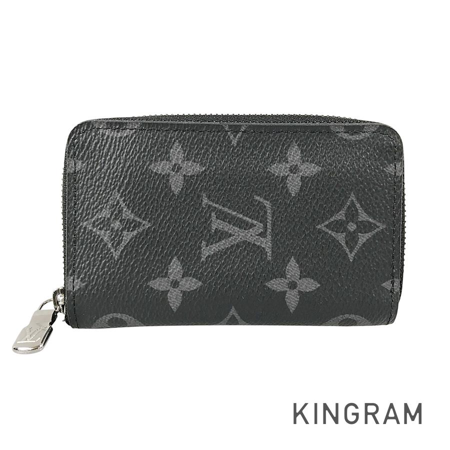 ルイ・ヴィトン LOUIS VUITTON モノグラム 星食 ジッピー 鋳貨蝦蟇口 ヴェルティカル M81662 PVC コインケース ju【中古】