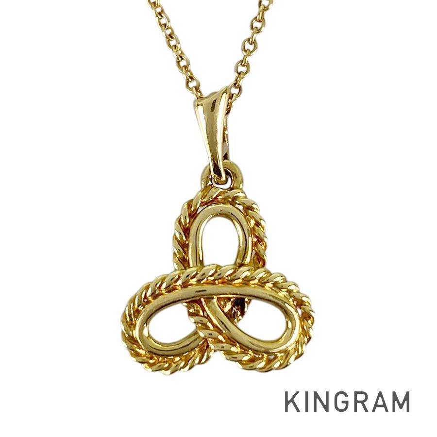 ティファニー TIFFANY&Co. トリニティ ノット K18YG ネックレス te【中古】｜キングラム店