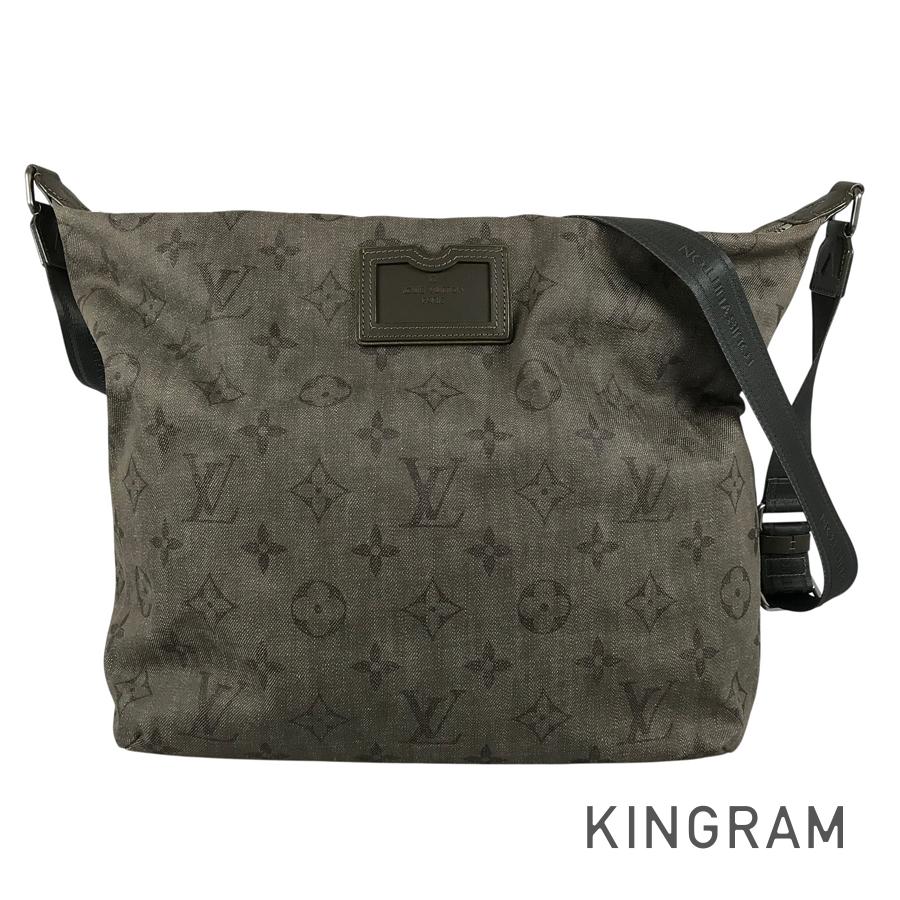 ルイ・ヴィトン LOUIS VUITTON モノグラム アンプレッション ブザス GM M40475 ジーンズ ショルダーバッグ sh【中古】