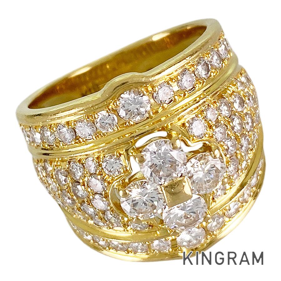 ノーブランド Unsigned Jewelry リング K18YG ダイヤモンド 12号(52) sss【中古】|キングラム店