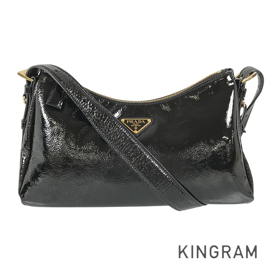 プラダ PRADA エメ 並み並み 1BC229 2DNT F0002 専売特許なめし革 ショルダーバッグ sst【中古】