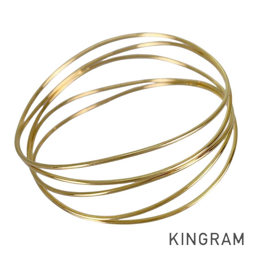 ティファニー TIFFANY\u0026Co. エルサ ペレッティ 縮くれる 5ファースト K18YG バングル ss【中古】