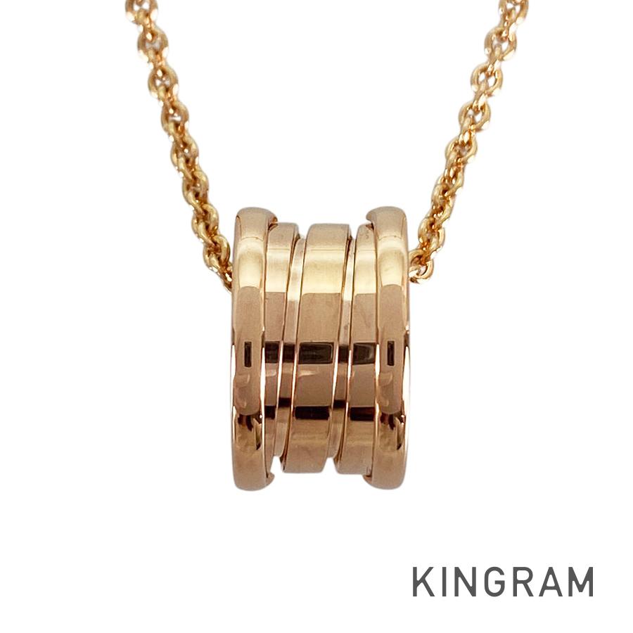 ブル小峡谷 BVLGARI ビーゼロワン K18PG 首飾り sss【中古】